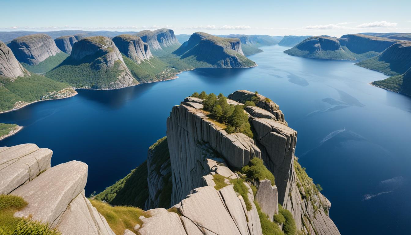 Norveç'in İnanılmaz Doğası: Preikestolen