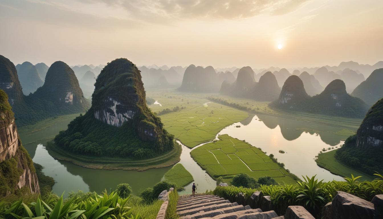 Ninh Binh'deki Hang Mua: Gizemli Dağlar ve Büyüleyici Manzaralar