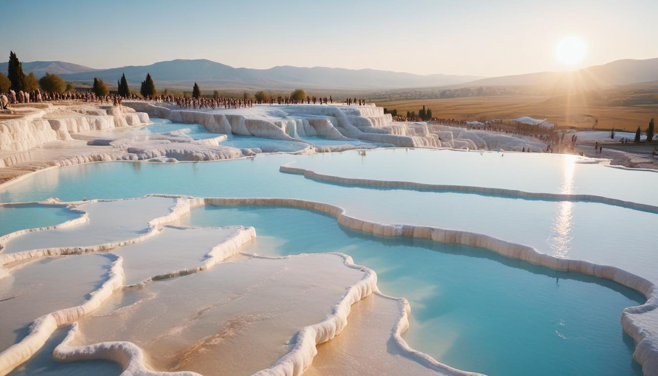 Pamukkale'nin Büyüleyici Travertenleri: Doğanın Pamuk Gibi Mucizesi