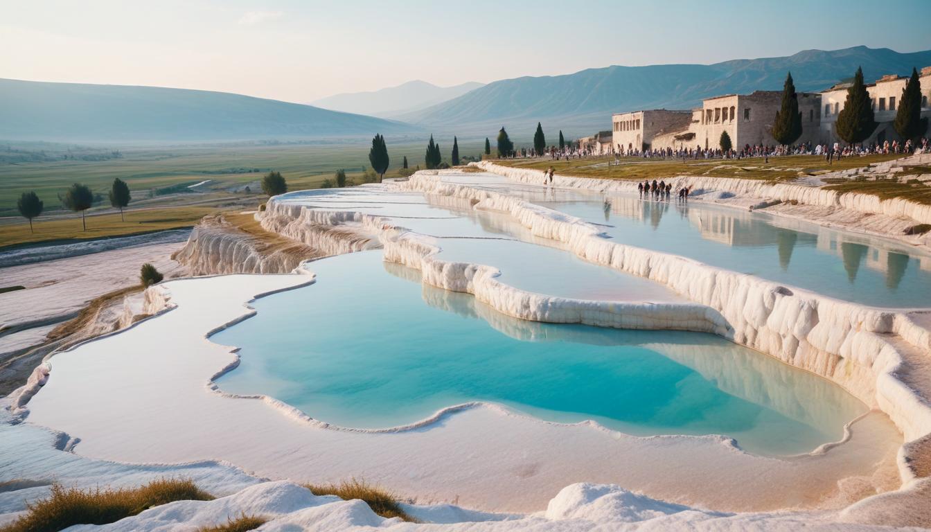 Pamukkale Travertenleri: Doğanın Büyüleyici Mavi Terasları