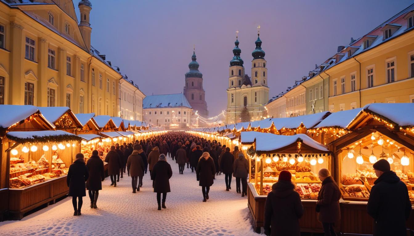 Vilnius'un Büyülü Noel Pazarları: Kışın Işıltılı Cenneti