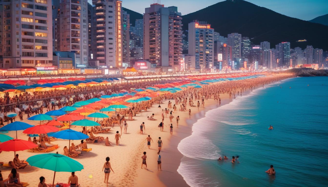 Busan: Güney Kore'nin En Canlı Plajları ve Gece Hayatı